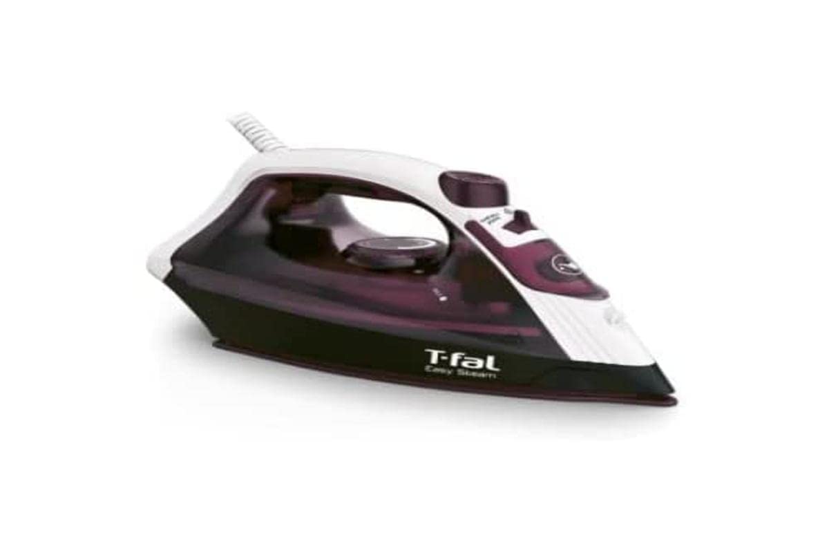 Plancha T-fal Blanco Easy Steam Antiadherente
