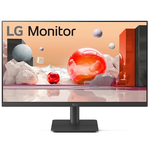 LG Monitor 25MS500-B FHD (1920 x 1080) 24.5" Refresh Rate 100 Hz, Tiempo de Respuesta 5ms (GtG at Faster), Contrast Ratio de 1000:1, Compatible con AMD Freesync