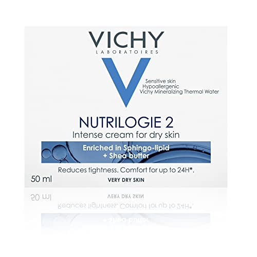Vichy Nutrilogie 2 Crema Hidratante Intensamente para Pieles Muy Secas, 50ml