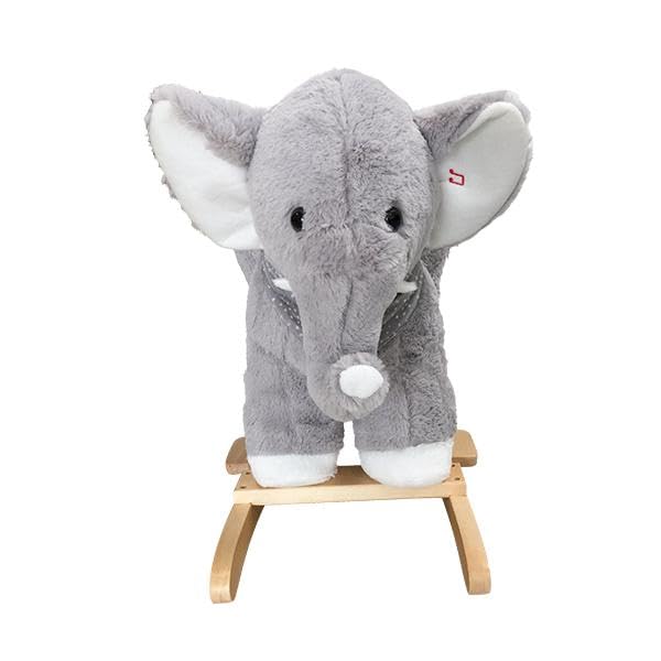 Mecedor Peluche Carestino Elefante Gris