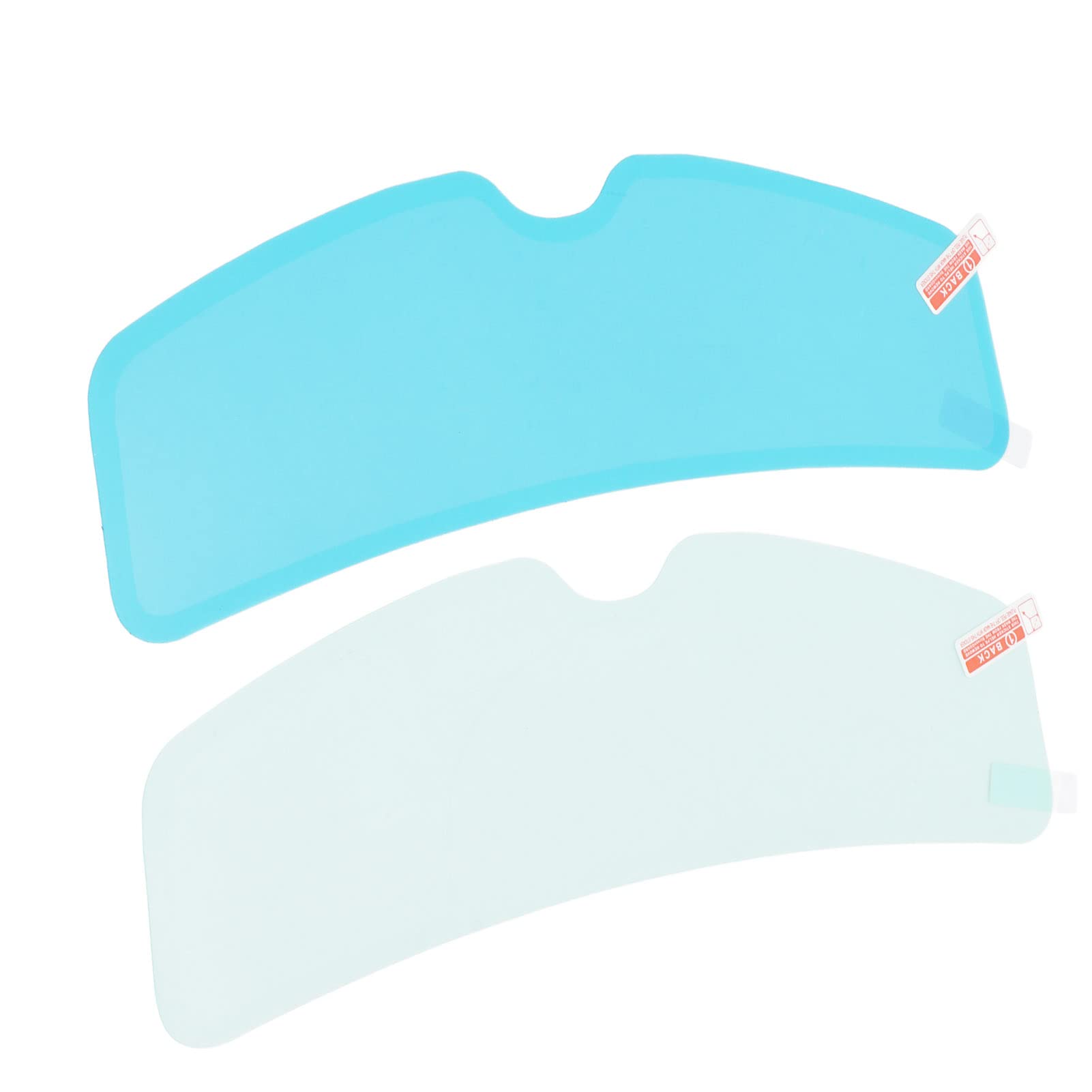 Película para Lentes de Casco Universal Alta Transparencia Impermeable 2 Piezas para Motocicleta