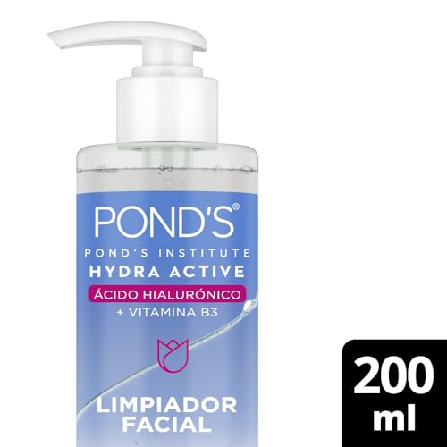 POND'S Limpiador Facial Hydra Active Ácido Hialurónico 200 ml + Hydra Active Gel Hidratante 110 g con ácido hialurónico