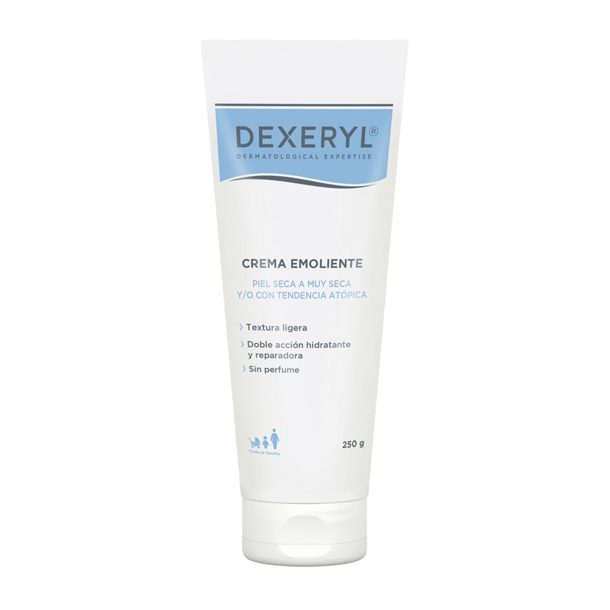 Dexeryl Crema Hidratante Emoliente para Piel Seca, 250g