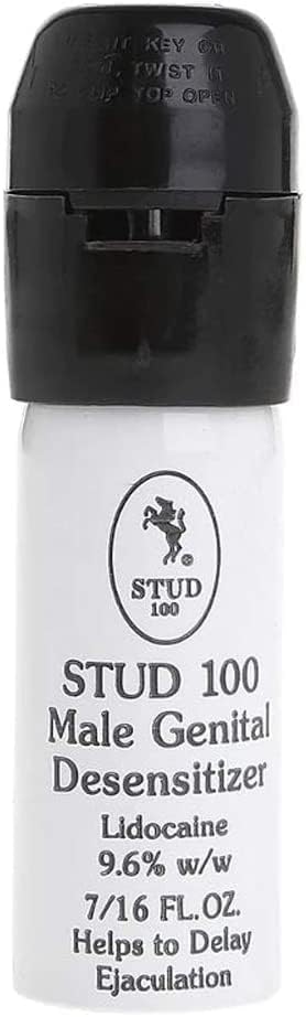 Desensibilizador Genital Masculino Stud 100 0.43 Onza Paquete de 2 para Hombre