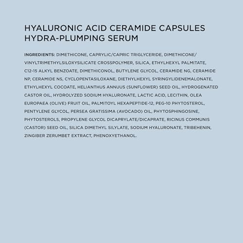 Elizabeth Arden Hyaluronic Acid Serum Ceramide Capsules, Perfect for Mothers Day Gifts, Hydra-Plumping Serum, Perfect for Mothers Day Gifts, 30 Count