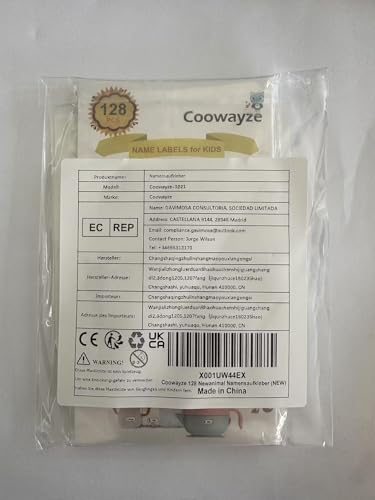 Etiquetas para biberones de bebé para suministros de guardería, 128 etiquetas impermeables para guardería, autolaminadas, aptas para lavaplatos, etiquetas de nombre escolar para cosas de niños, etiquetas de nombre para botellas de agua de plástico