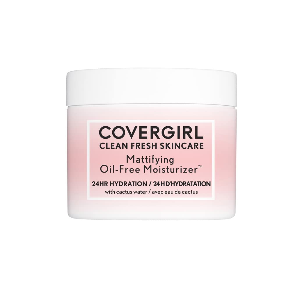 Clean Fresh Skincare Mattifying Oil-Free Moisturizer by CoverGirl for Women - 2 oz Cream