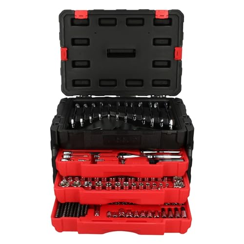 Juego de Dados y Accesorios Urrea 450 Piezas Estuche Plástico