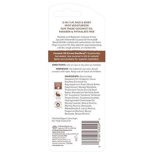 Palmer's Fórmula de aceite de coco doble varilla giratoria