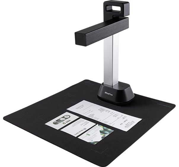IRIScan Escáner de computadora para cámara de documentos portátil A4, escáner v6business: visualizador de 8MP/12MP, escáner de biblioteca, editor PDF gratuito, escáner portátil, escáner de libros,