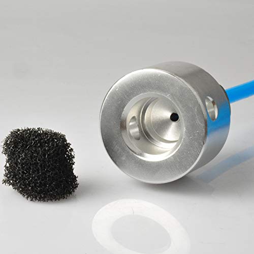 High Eagle Disco de lijadora orbital húmedo neumático de 5 pulgadas, portátil, práctico kit de pulidora de palma de aire con tubo de agua de junta de entrada