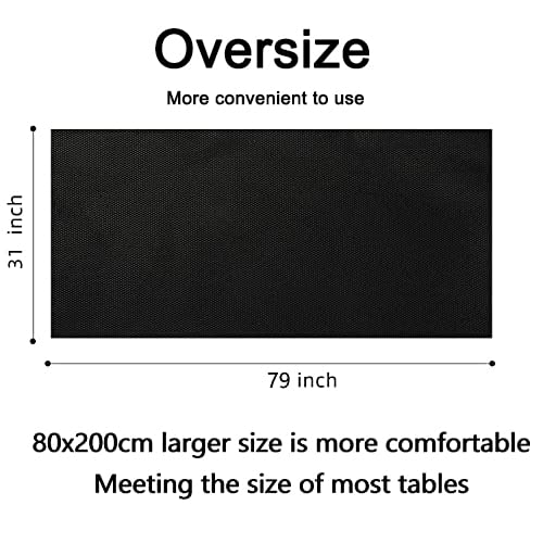 Juego de Sábanas Desechables de Mesa de Masaje, Tela No Tejida, Suaves, Negro, 50 Piezas