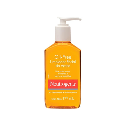 Limpiador Facial Neutrogena Oil Free Sin Aceite 177 ml