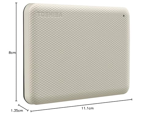 Disco Duro Externo Toshiba Canvio Advance 2TB USB-A 3.0 Blanco