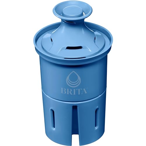 Brita Longlast Filtro de agua, filtros de repuesto de larga duración para jarras y dispensadores, Duradero, Azul oscuro, 1ct, 1
