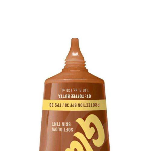 Tinta de Maquillaje Glaze Tint con SPF 30 de Nyx Professional Makeup, Tono Toffee Butta (Café)