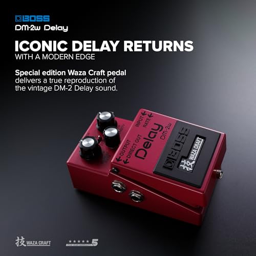 BOSS DM-2W Pedal, Rosa