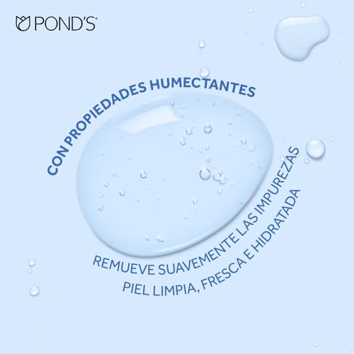 POND'S Limpiador Facial Hydra Active Ácido Hialurónico 200 ml + Hydra Active Gel Hidratante 110 g con ácido hialurónico