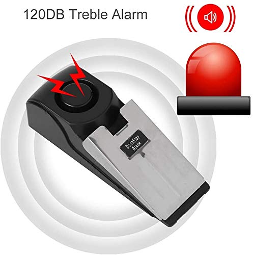 Alarma de Seguridad Wedge Alert Inalámbrica Antirrobo 120db para Casa y Oficina