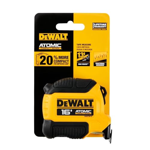DEWALT Atomic Compact Series - Cinta métrica de 16 pies