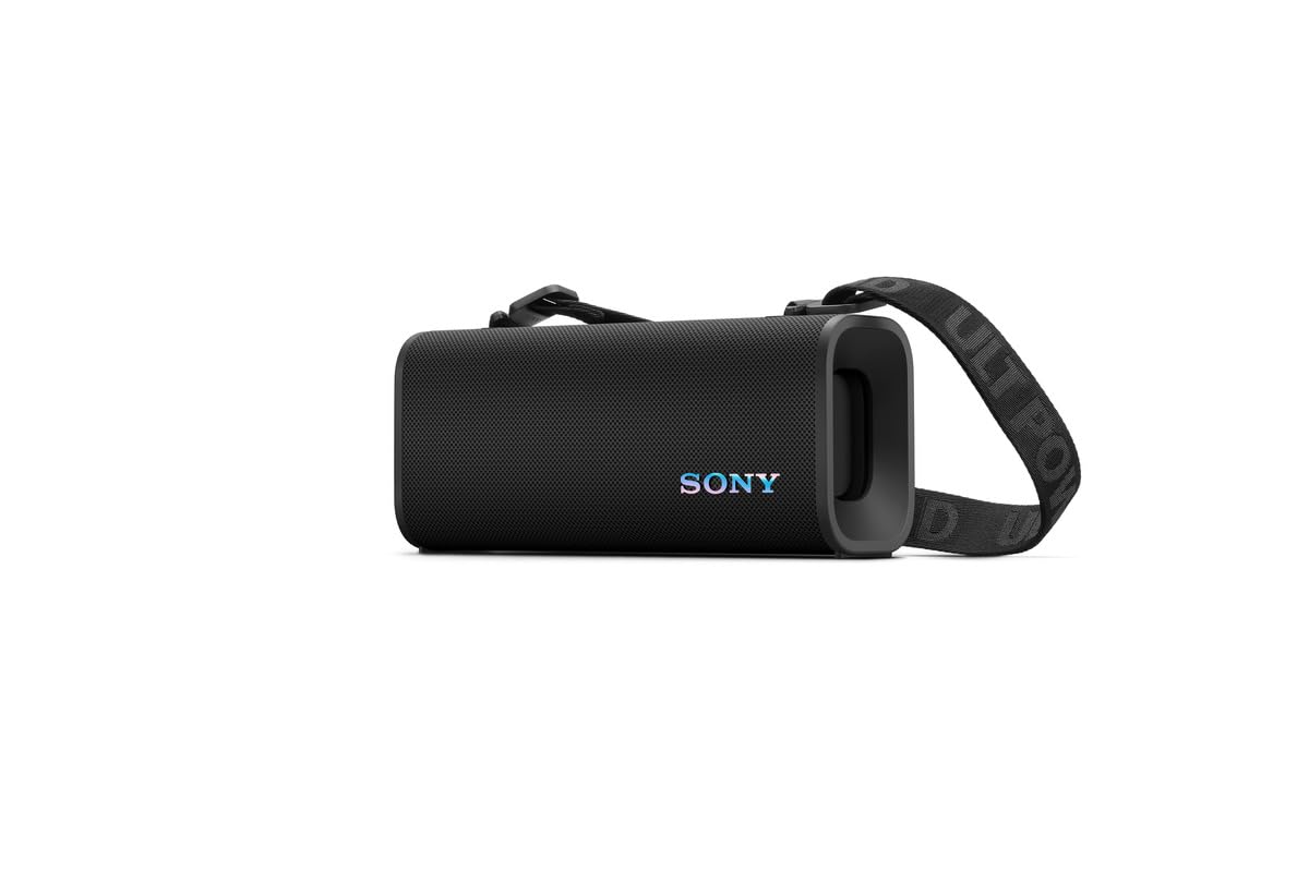 Sony ULT Field 3 Altavoz Bluetooth inalámbrico portátil, IP67 impermeable, a prueba de polvo, a prueba de óxido y a prueba de golpes con graves mejorados, (SRSULT30B), negro (renovado)