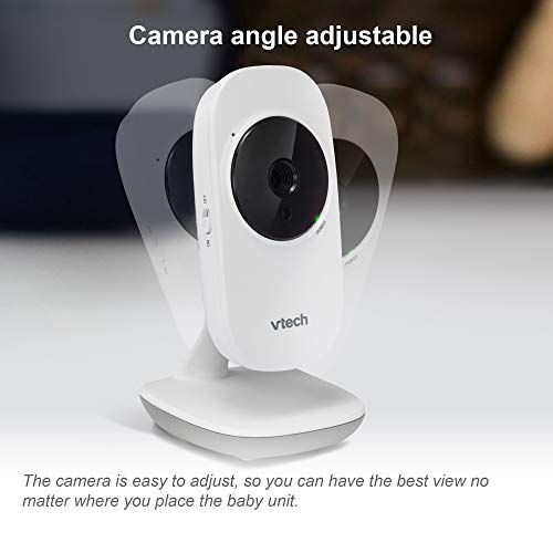 Monitor de Vídeo VTech VM350 Negro con Pantalla de 5 Pulgadas y Visión Nocturna para Bebé