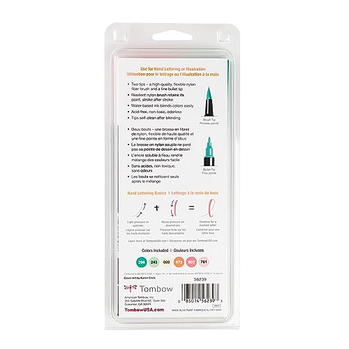 Juego de Bolígrafos Tombow Just Peachy Doble Pincel