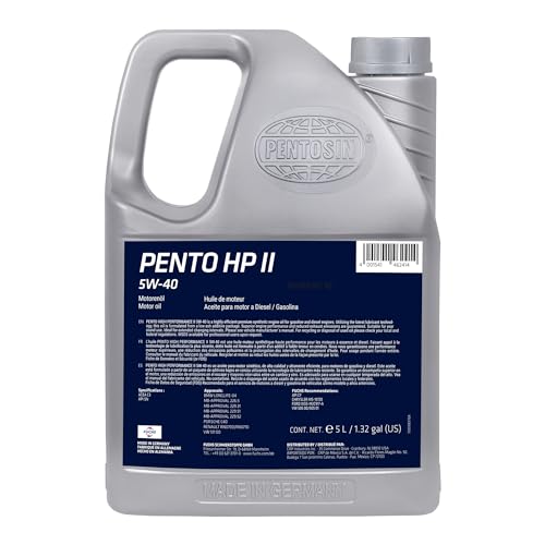CRP Automotive Pentosin 8042206 Pento High Performance II 5W-40 Synthetic Motor Oil - 5 Liter