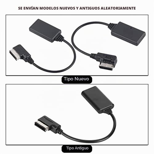 Cable de Audio Terisass Bluetooth5.0 AUX Adaptador de Interfaz de Música para A1 S8 AMI MMI MDI