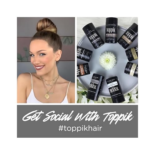 Toppik - Fibras para fortalecer el cabello, rubio medio, 0.97 oz.