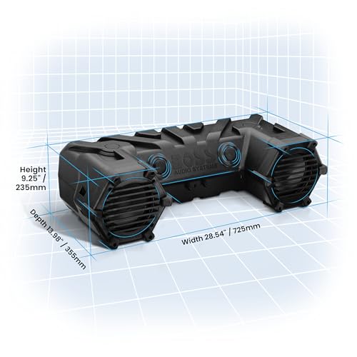 BOSS Audio ATV30BRGB All Terrain 450 Watt Sound System with Internal Amp 6 5 Speakers