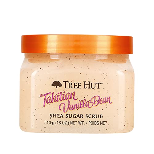 Exfoliante Corporal de Azúcar Natural Tree Hut Vainilla Tahitiana con Manteca de Karité para Mujer