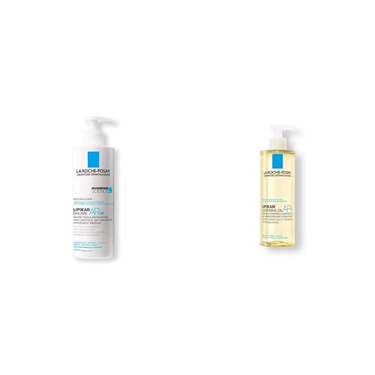 La Roche Posay Lipikar Baume AP+M Crema Corporal para Piel Muy Seca o con Tendencia Atopica + Aceite de ducha La Roche Posay Lipikar Cleansing Oil para Piel Seca o Atópica 400ml