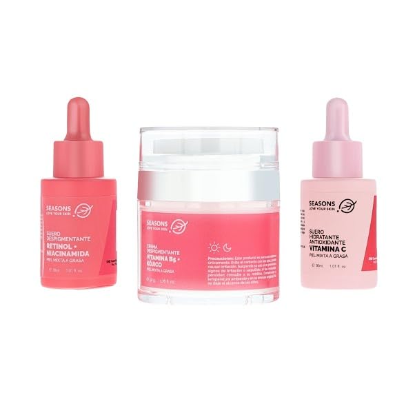 Tratamiento despigmentante y de renovación celular: Here We Glow con Retinol niacinamida Vitamina C