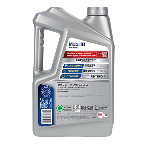 Aceite de Motor sintético Completo Mobil 1 5W-30 High Mileage