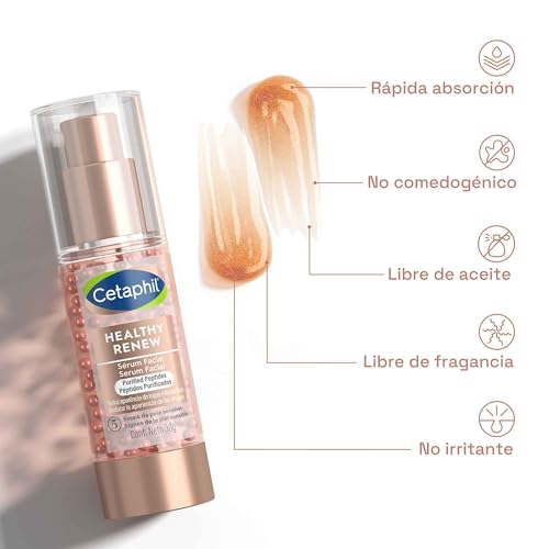 CETAPHIL HEALTHY RENEW Serum Facial 30 mg Eficacia Anti-edad Clínicamente Probada Hidrata por 24 hr y Respeta la Barrera Cutanea Suavizando la Piel Recomendado por Dermatólogos