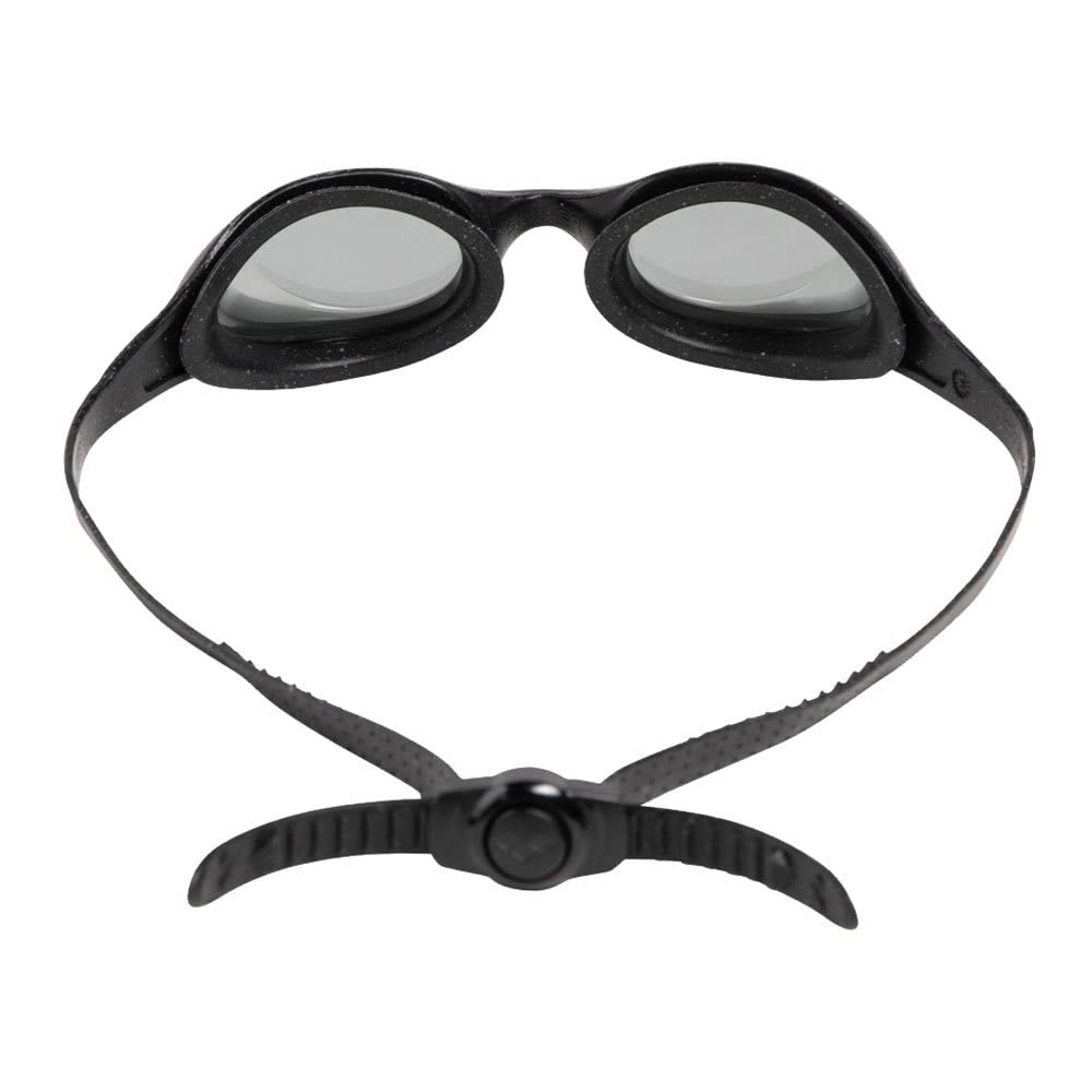 ARENA - anteojos de natación unisex para adultos, para principiantes, hombres y mujeres, antivaho, sin fugas, para fitness, natación, lentes sin espejo, humo/negro