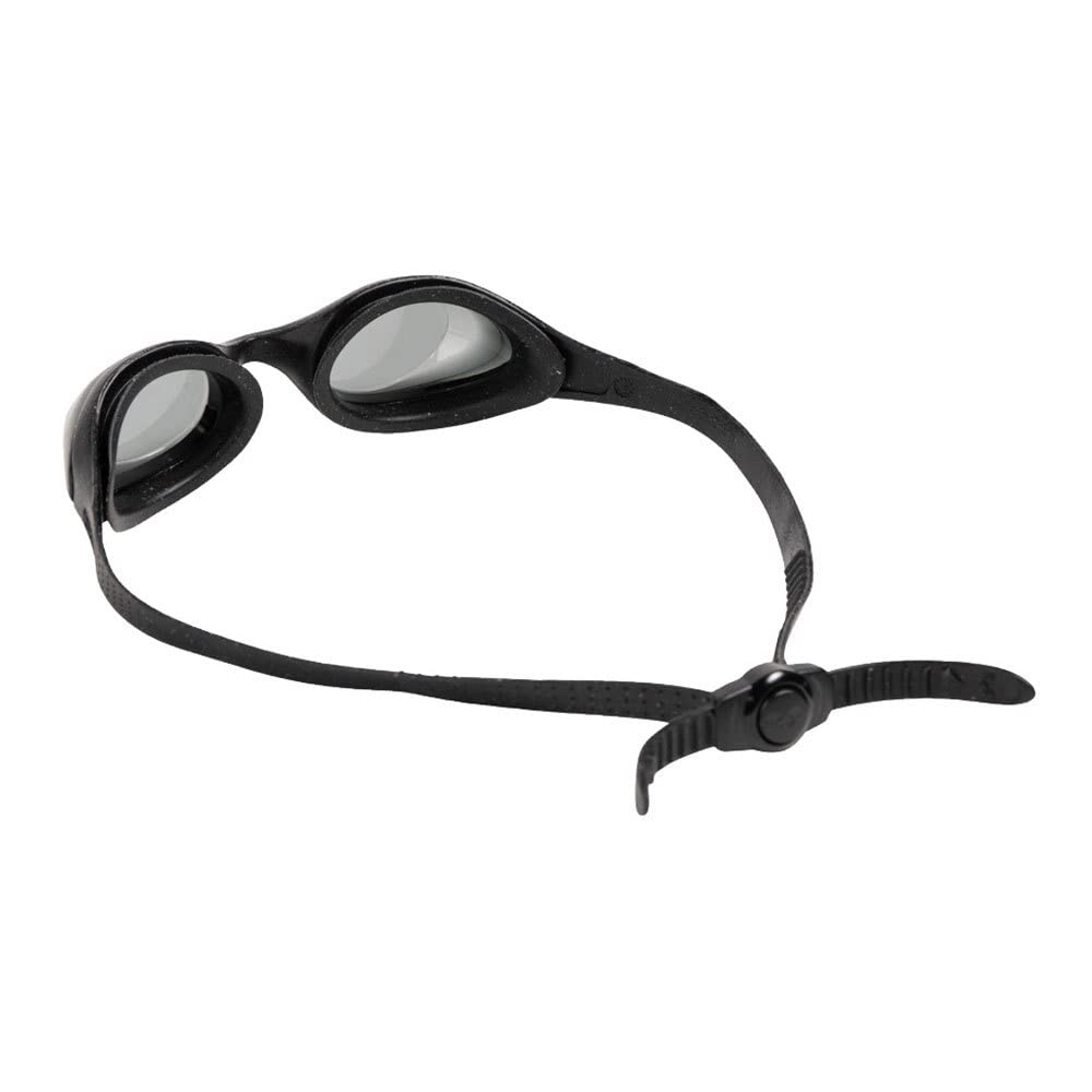 ARENA - anteojos de natación unisex para adultos, para principiantes, hombres y mujeres, antivaho, sin fugas, para fitness, natación, lentes sin espejo, humo/negro