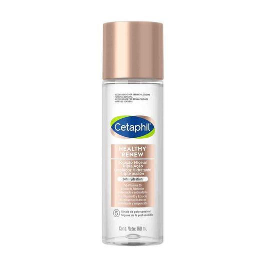 CETAPHIL HEALTHY RENEW Limpiador Hidratante Triple Acción 160 ml Limpia Profundamente Mejora la Calidad de la Piel Refina y Suaviza su Textura e Hidrata 48 hrs Sensible Recomendado por Dermatólogos