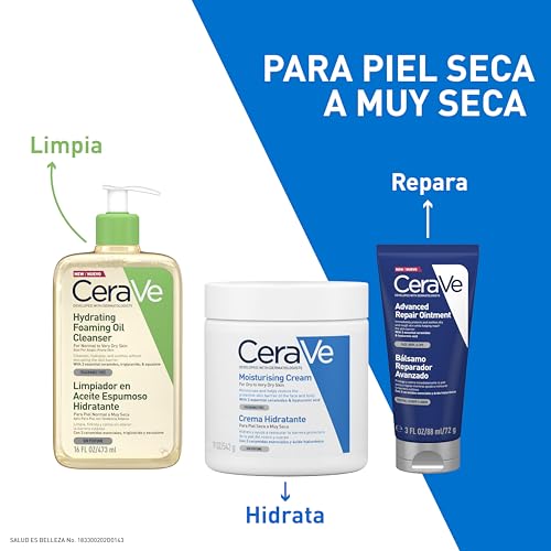 CeraVe Crema Hidratante |542gr| Hidrante diario para rostro y cuerpo para piel normal a seca