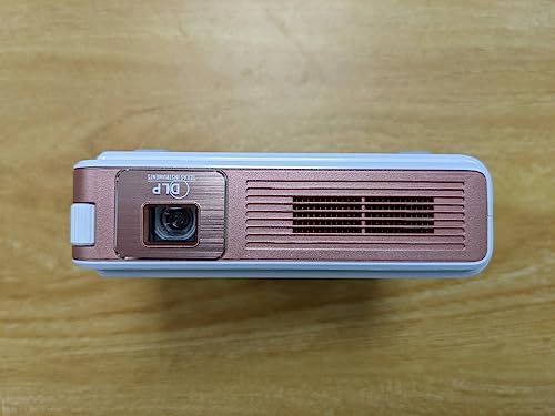 EZCast Proyector de Viaje J4 2024: Portátil con batería y Altavoz Integrados. Ideal para Camping y Viajes. DLP 1080p, Compatible con HDMI, USB, iPhone y Dispositivos Android