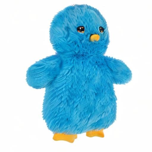 Best Pet Supplies - Juguetes de Peluche para Perros de Pollo Arrugado para Juegos interactivos, Cachorros y Adultos Mayores, Forma de Juguete de Pollo Colorido, Lindo y mimoso, Pollo Arrugado (Azul)