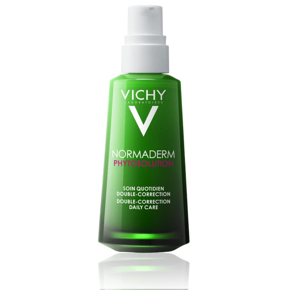 Vichy Tratamiento anti-imperfecciones Normaderm Phytosolution Doble-Corrección - Ácido Salicílico y Ácido Hialurónico + Minéral 89 Contorno de Ojos - Gel con Ácido hialurónico y Cafeína pura