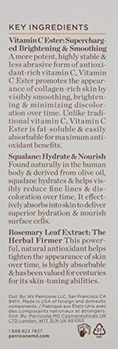 Perricone MD Vitamin C Ester Brightening Serum for Unisex, 1 Ounce