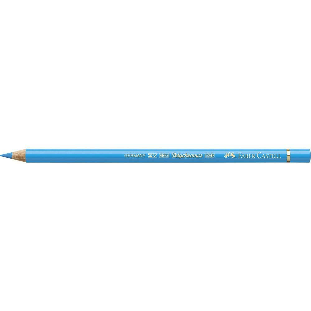 Faber Castell Polychromos - Lápices de colores, 110, azul ftalo, paquete de 6