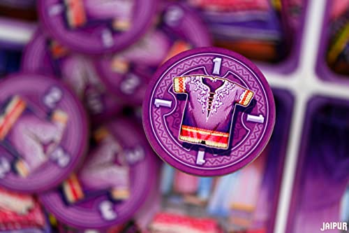 Juego de mesa Jaipur (nueva edición) - Duelo de comerciantes de ritmo rápido Juego estratégico de comercio y mercado para niños y adultos, a partir de 10 años, 2 jugadores, tiempo de juego de 30