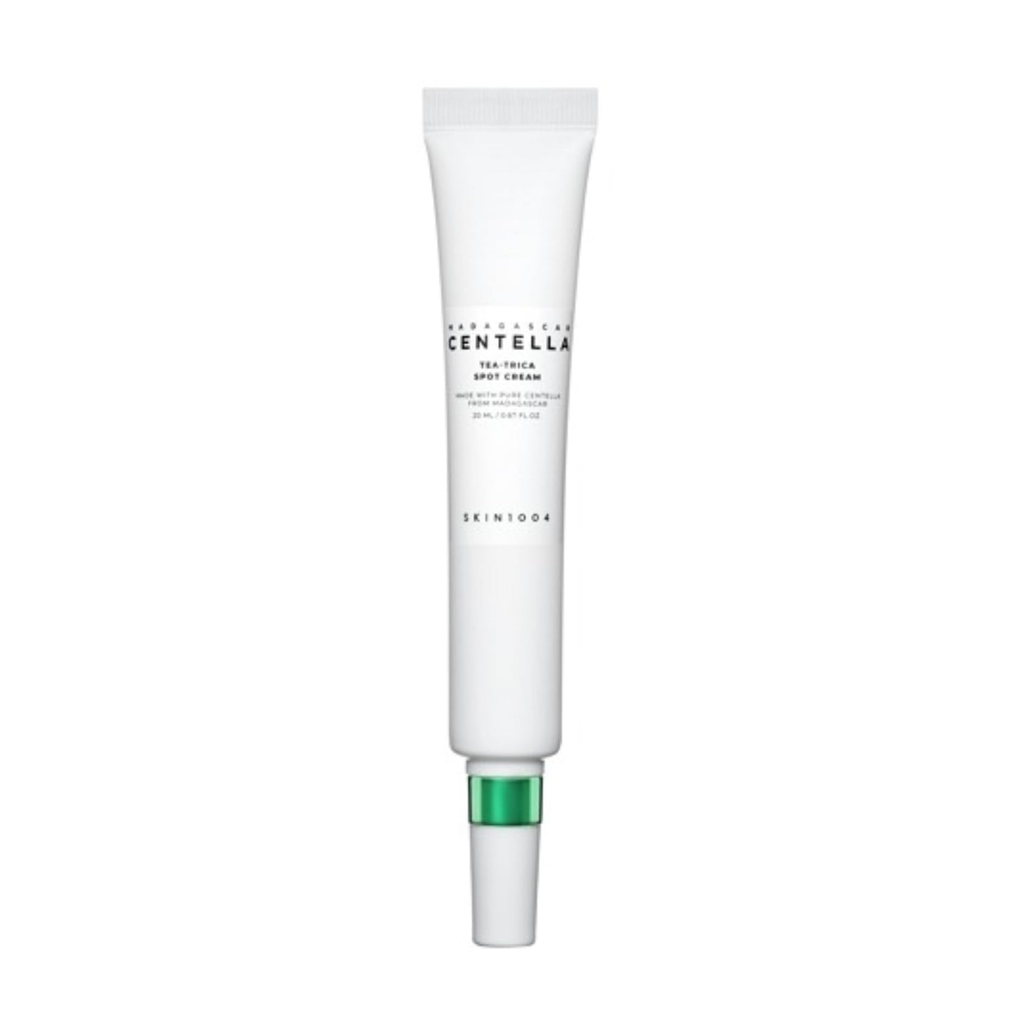 Madagascar Centella Tea-Trica Spot Cream 20ml | Crema facial para manchas con TECA, AHA, BHA, LHA, Calamina y Niacinamida | Antiacné, Exfoliante, Unifica el Tono, Ilumina, Absorbe el exceso de sebo, Para todo tipo de piel