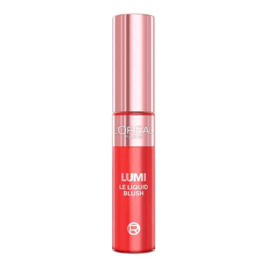 L'Oréal Paris Lumi Blush, rubor líquido para mejillas acabado glowy luminoso, tono Worth It Glow, 11ml