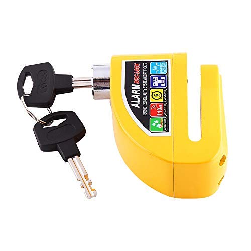 Candado Antirrobo de Disco con Alarma y Sensor de Movimiento para Bicicleta y Motocicleta
