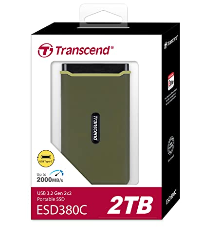 SSD Externo Transcend 2 TB Alta Velocidad Compatible con Steam Deck y Más Dispositivos